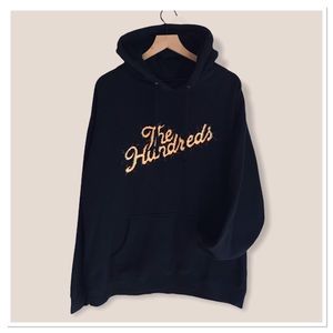 The Hundreds Black Graphic Front Hooded Sweatshirt